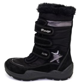   Primigi GORE-TEX vízálló prémium lány csizma fekete hótaposó 