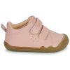GEOX barefoot gyerekcipő Steppieup kislány bőr cipő OLD ROSE