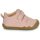 GEOX barefoot gyerekcipő Steppieup kislány bőr cipő OLD ROSE