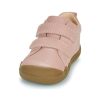 GEOX barefoot gyerekcipő Steppieup kislány bőr cipő OLD ROSE