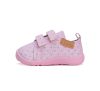 20-31 DD Step pink csillogós barefoot vászoncipő