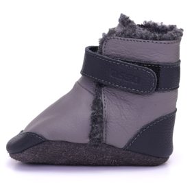 ASSO szürke sötétszürke bélelt babacsizma ASSO szürke sötétszürke bélelt babacsizma