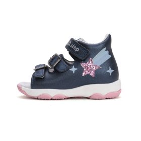 D.D.Step Kislány Szandál színváltó sötétkék rózsaszín csillag   D.D.Step Kislány Szandál színváltó sötétkék rózsaszín csillag