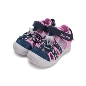 D.D.Step Quick Dry kislány szandál sötétkék lila mintás   D.D.Step Quick Dry kislány szandál sötétkék lila mintás