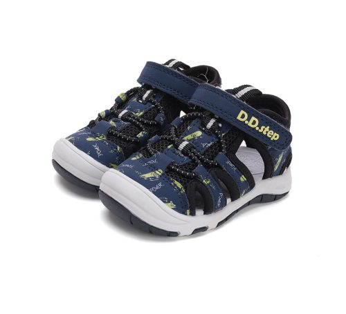 D.D.Step Quick Dry kisfiú szandál sötétkék gördeszkás