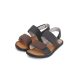 D.D.Step sötétkék-barna tépőzáras barefoot szandál