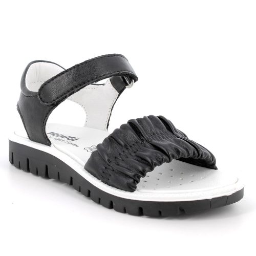 Primigi kislány fekete bőr szandál