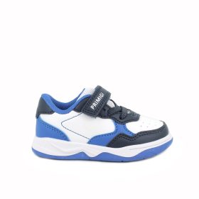 Primigi átmeneti bőr sportcipő fehér-kék Primigi átmeneti bőr sportcipő fehér-kék