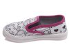 WEESTEP Pink cicás színezhető slip-on szobacipő vászoncipő AJÁNDÉK textilfilcekkel