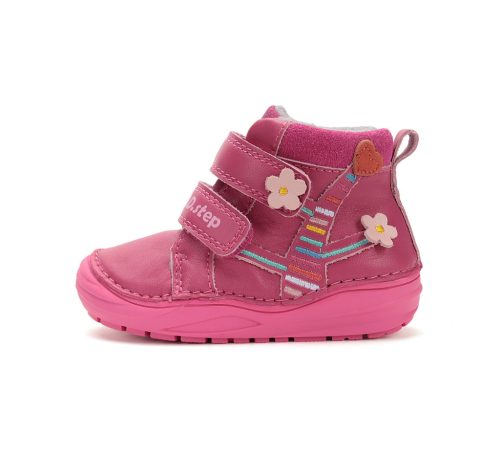 D.D.Step kislány bélelt átmeneti gyerekcipő, pink