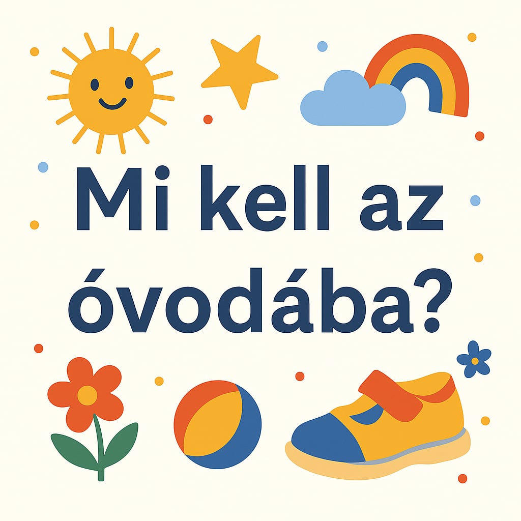 Mivel készüljünk az ovikezdésre? Általános lista